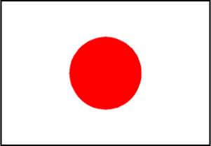 This is the Japanese flag with the .. Youkoso in Japan !